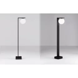 LUCES SAENZ LE73615/6 lampa ogrodowa LED, czarna, IP65, 2 rozmiary
