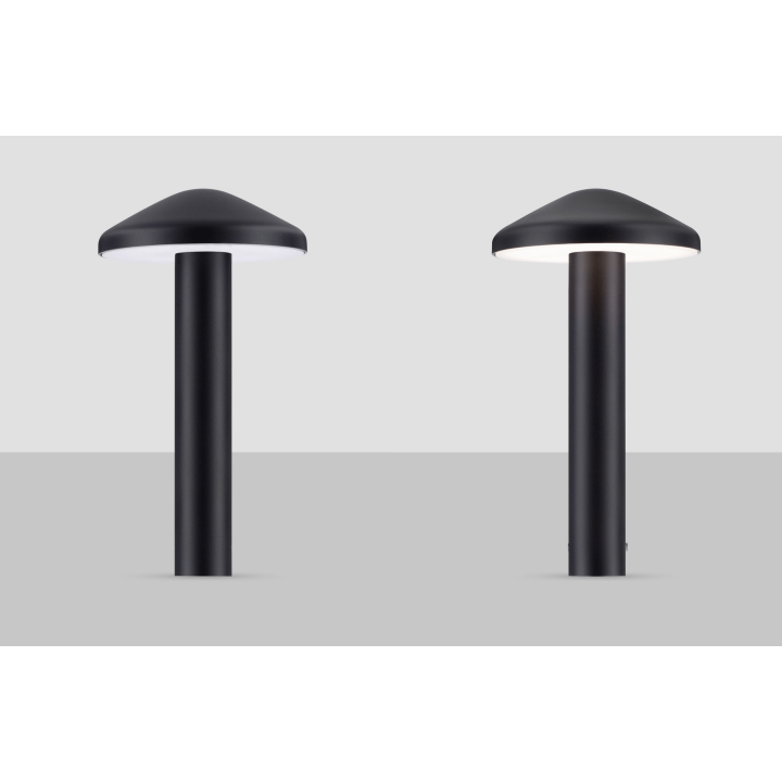 LUCES PABLO LE73621/2 lampa ogrodowa LED czarna IP65 2 wysokości