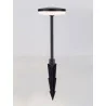 LUCES UBATE LE73626/7/8 black floor or recessed LED lamp, 3 heights