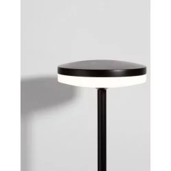 LUCES UBATE LE73626/7/8 black floor or recessed LED lamp, 3 heights