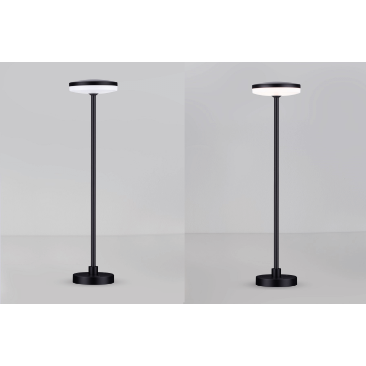 LUCES UBATE LE73626/7/8 czarna lampa stojąca lub wbita LED 3 wysokości
