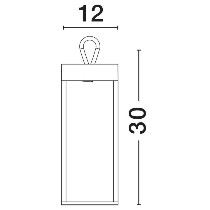 LUCES VINTO LE73662/3 portable LED table lamp IP54 white, black