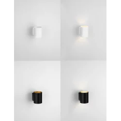 LUCES SALAS LE44376/7 wall lamp white, black aluminum G9 bulb