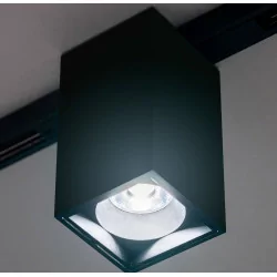 LOONARI MiniLINE POINT SQ LED 10W biała, czarna do szyny natynkowej