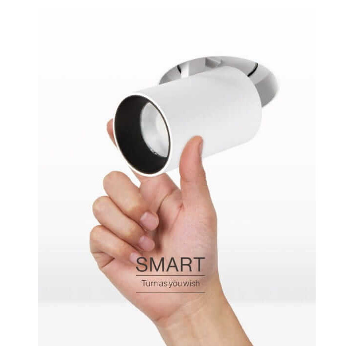 SLED SMART MINI wpuszczany reflektor LED 8W biały, czarny