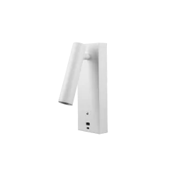 SLED kinkiet do czytania LED 3000K regulowany USB biały, czarny