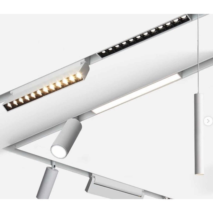 SLED MINI POINTS MOVE DOTS multitrack white, black LED 24W