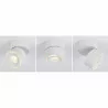 SLED SPIRCLE BROKEN regulowany reflektor sufitowy LED 12W IP20