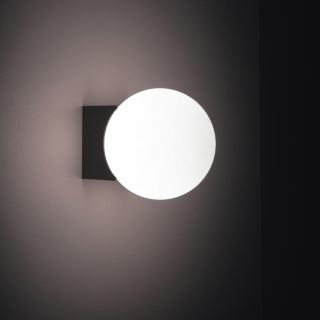 Bathroom wall lamp LOONARI PERLO IP44 black LED 5W 3000K