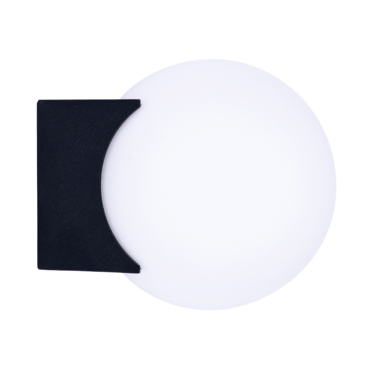 Bathroom wall lamp LOONARI PERLO IP44 black LED 5W 3000K