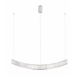 MAXLIGHT SAPHIR P0392 lampa wisząca LED 13W, chrom, 1300lm, 3000K IP20