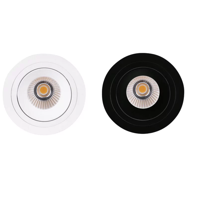 MAXLIGHT Hiden H0109/H0110 regulowana oprawa wpuszczana LED 10W, 3000K