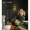 Maxlight Prince W0287 gold LED wall lamp 12W 3000K, modern style