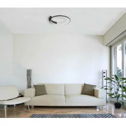 Maxlight Velvet C0199 nowoczesny plafon LED 25W, 1500lm, 3000K, czarny