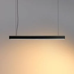 ELKIM FURRO/Z hanging lamp white, black length 60-233cm 3000K, 4000K
