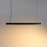 Lampa wisząca ELKIM FURRO/Z biała, czarna dług 60-233cm 3000K, 4000K