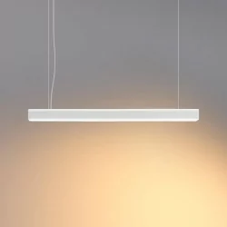 Lampa wisząca ELKIM FURRO/Z biała, czarna dług 60-233cm 3000K, 4000K