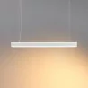 Lampa wisząca ELKIM FURRO/Z biała, czarna dług 60-233cm 3000K, 4000K