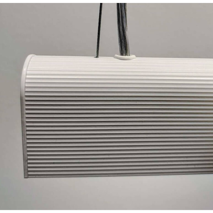 Lampa wisząca ELKIM FURRO/Z biała, czarna dług 60-233cm 3000K, 4000K
