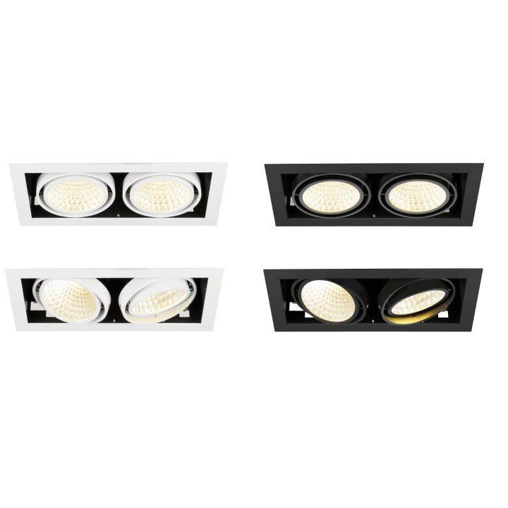 SLV KADUX 1008571/2/3/4 oprawa wpuszczana LED 3000K/4000K CRI90 IP20
