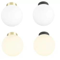SLV SUN 1008125/6/7/8 lampa sufitowa E27 2 rozmiary, czarna/złota