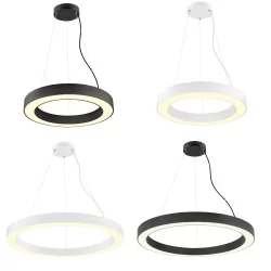 SLV MEDO RING 60/90 hanging lamp, 2 sizes, light color switch