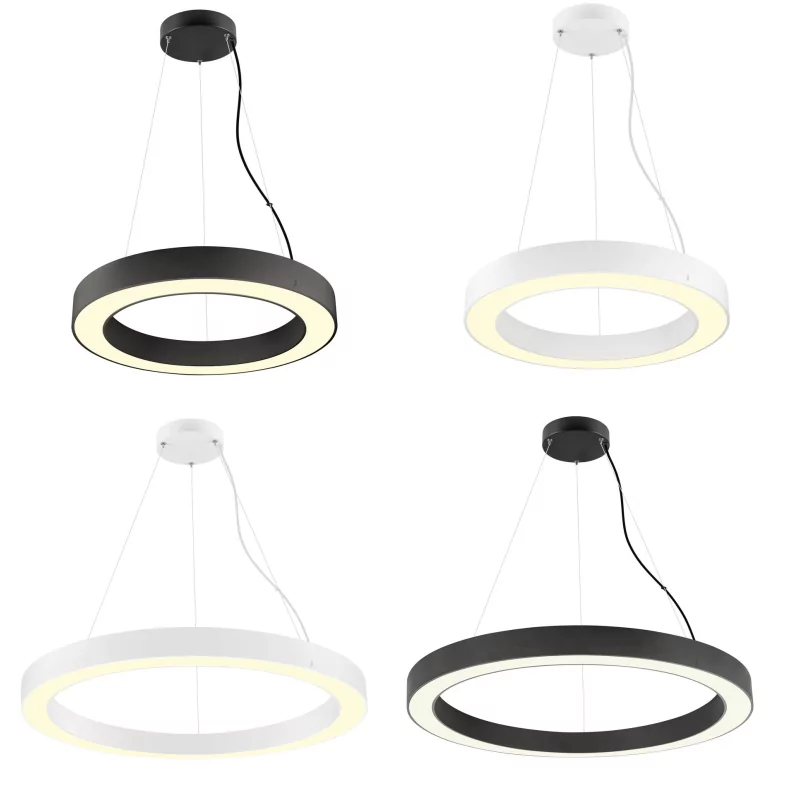 SLV MEDO RING 60/90 hanging lamp, 2 sizes, light color switch