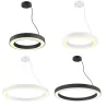 SLV MEDO RING 60/90 hanging lamp, 2 sizes, light color switch