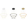 SLV ONE FLAT 1007701/2/3 lampa LED 58W, trzy pierścienie 2700K/3000K