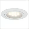 Zestaw opraw meblowych LED 3x1W 12VA 230/12V białe