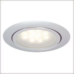 Set LED luminaire 3x1W 12VA 230/12V Chrome