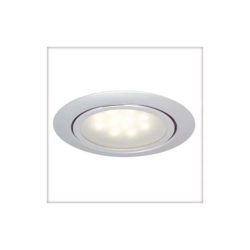 Zestaw opraw meblowych LED 3x1W 12VA 230/12V Chrom