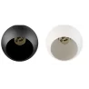 SLV LIGHT EYE 90/150 hanging lamp GU10 white, black spherical shade