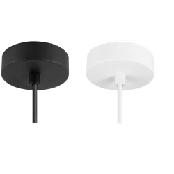 SLV LIGHT EYE 90/150 hanging lamp GU10 white, black spherical shade