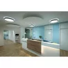 SLV LIGHT EYE 90/150 hanging lamp GU10 white, black spherical shade