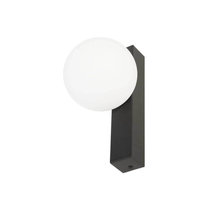 SLV SUN 1008123 czarny kinkiet szkło, żar&oacute;wka G9 nowoczesny design