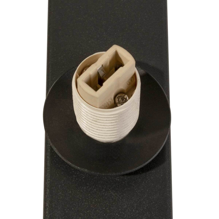 SLV SUN 1008124 czarny kinkiet szkło, żar&oacute;wka G9, elegancki design