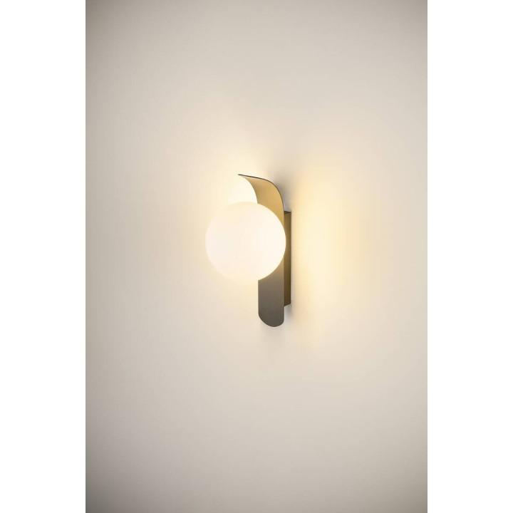 SLV SUN 1008124 czarny kinkiet szkło, żar&oacute;wka G9, elegancki design