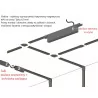 AQFORM FLATTRACK MODERN BALL simple midi wisząca LED 16490