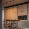 AQFORM QRLED next 16497 hanging LED spotlight for the FLATTRACK 48V system