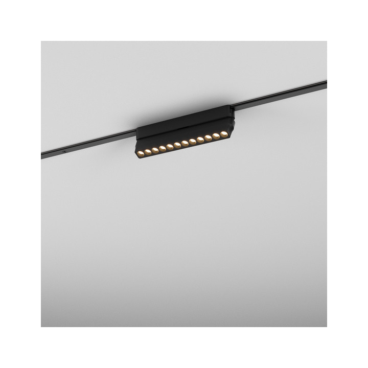 AQFORM RAFTER mini points move LED flattrack 16502 czarna do niskich szyn 48V