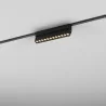 AQFORM RAFTER mini points move LED flattrack 16502 czarna do niskich szyn 48V