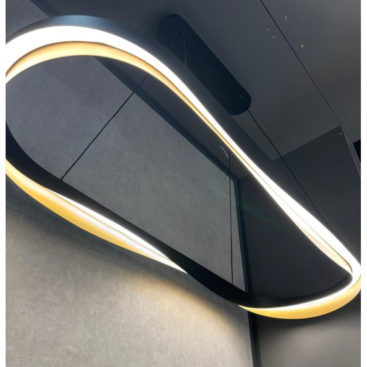 LUCES PATAPO LE44461 lampa wisząca LED 62W 3093 lm czarno-złota