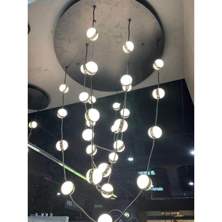 LUCES CUTERVO LE44602 elegancka lampa wisząca LED 3000K z kulkami