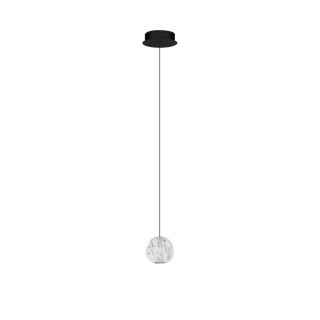 LUCES CHEPEN LE44641 black LED hanging lamp 6W metal and acrylic