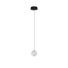 LUCES CHEPEN LE44641 black LED hanging lamp 6W metal and acrylic
