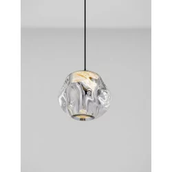 LUCES CHEPEN LE44641 black LED hanging lamp 6W metal and acrylic
