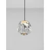 LUCES CHEPEN LE44641 black LED hanging lamp 6W metal and acrylic