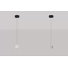 LUCES CHEPEN LE44641 black LED hanging lamp 6W metal and acrylic
