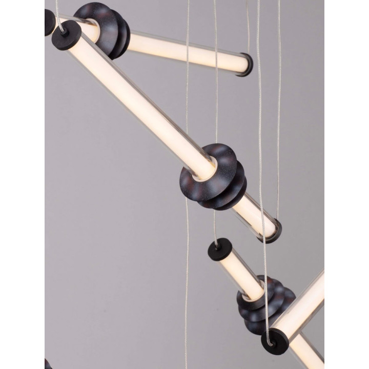LUCES URUBICHA LE44692/3 black LED hanging lamp 3000K 36W/79W
